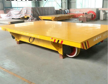 Carrello di trasferimento elettrico piatto da 50 tonnellate per officina industriale