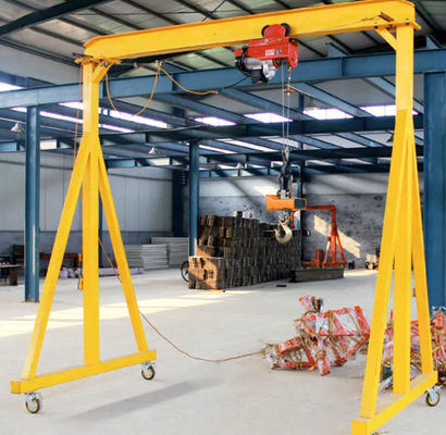 Paranco a catena di Ton Portable Gantry Crane Electric del peso leggero 5