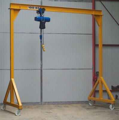 Magazzino di A3 3,5 Ton Portable Gantry Crane For ampiamente